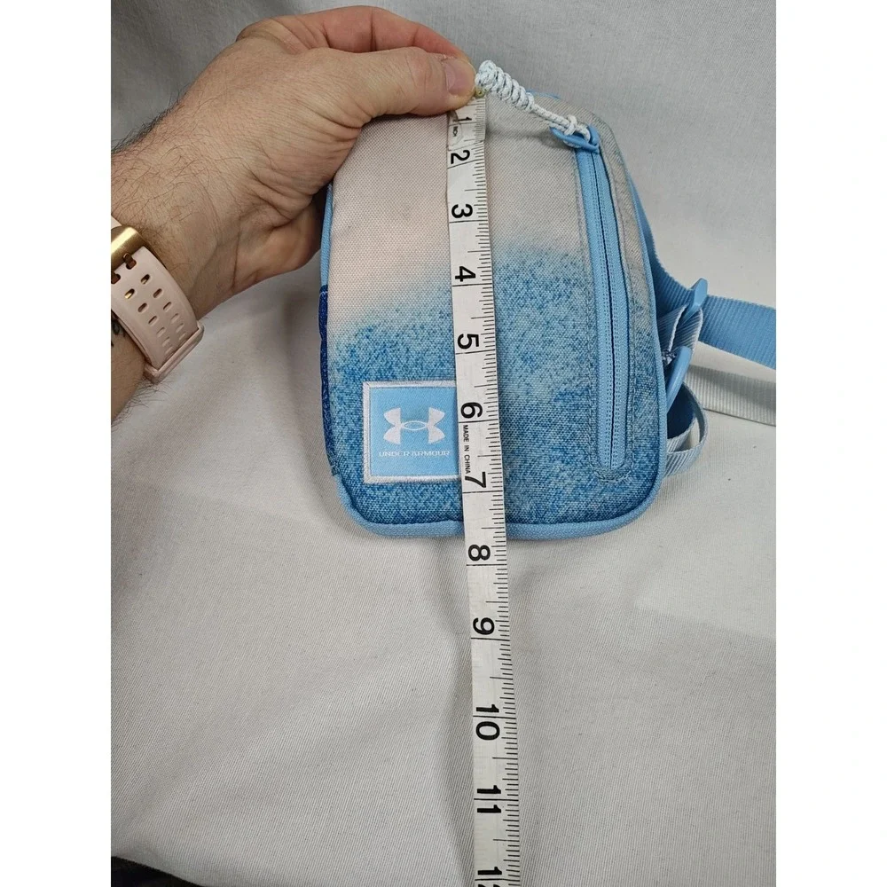 Under Armour Blue Small Crossbody‎ Festival Bag Wallet Travel Adjustable Strap